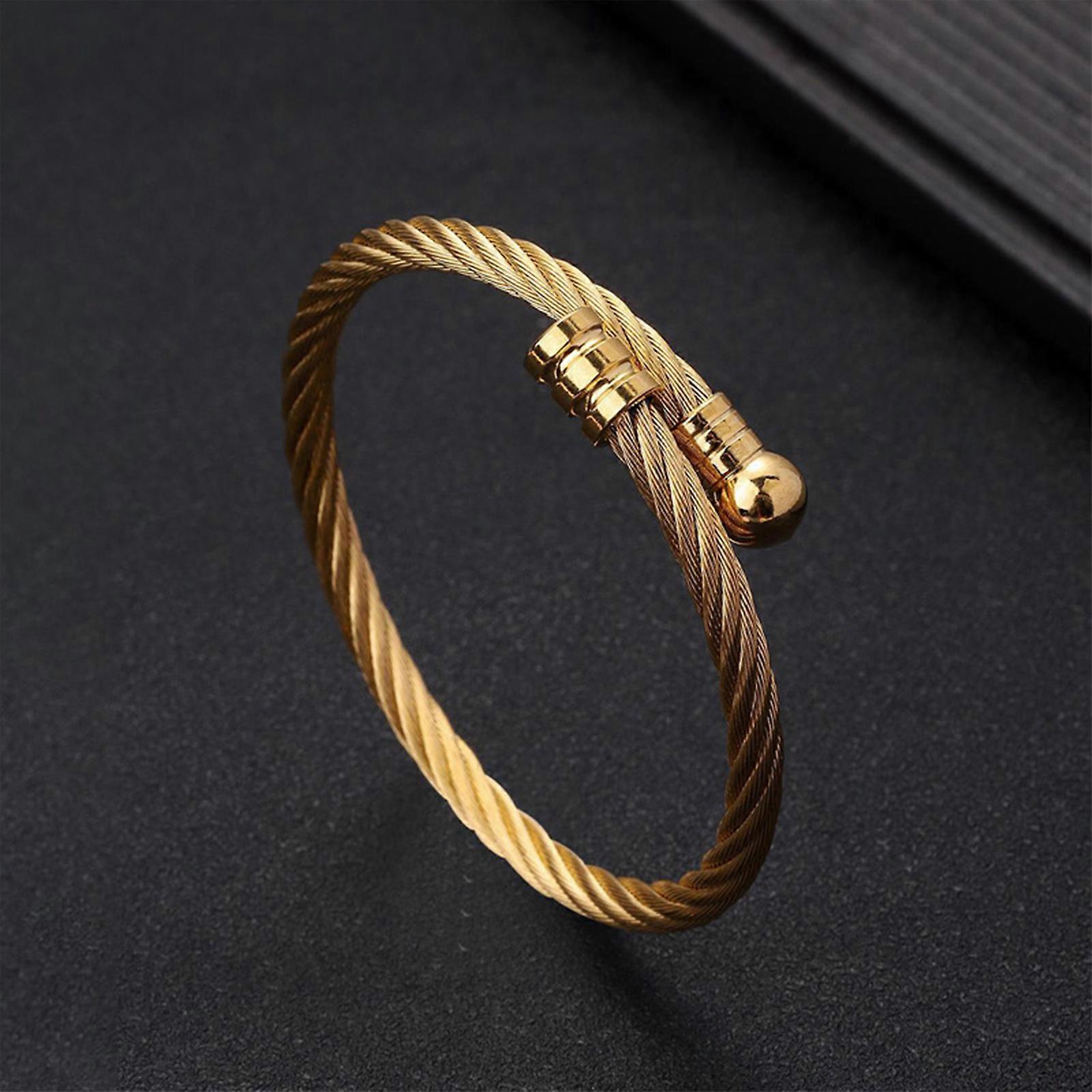 Titaniumion Osimium Bangle,Titanium Ion Osimium Bangle, Titanium Ion Open Adjustable Bracelet, Gifts for Birthday and Valentine's Day