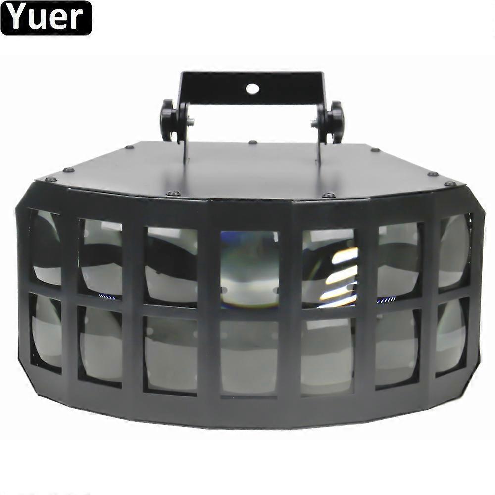 New LED 2x15W RGBW 4IN1 Double Layer Stage Downlight DMX512 Lot Of Beam Effect DJ Disco Light Wedding Homeparty KTV Effect Light
