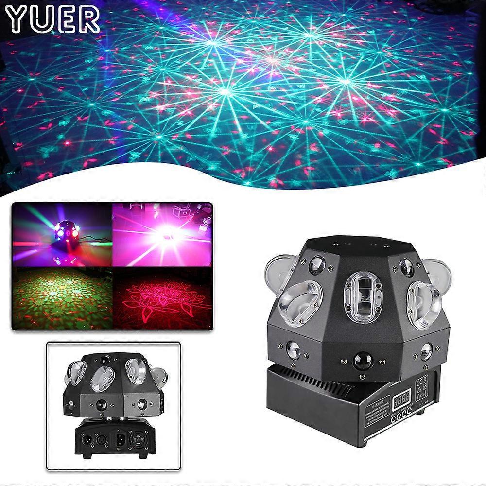 20X3W LED Laser Effect Light Laser Pattern Strobe 3IN1 Projector DMX512 14CH For DJ Disco Stage Wedding Music Party Indoor