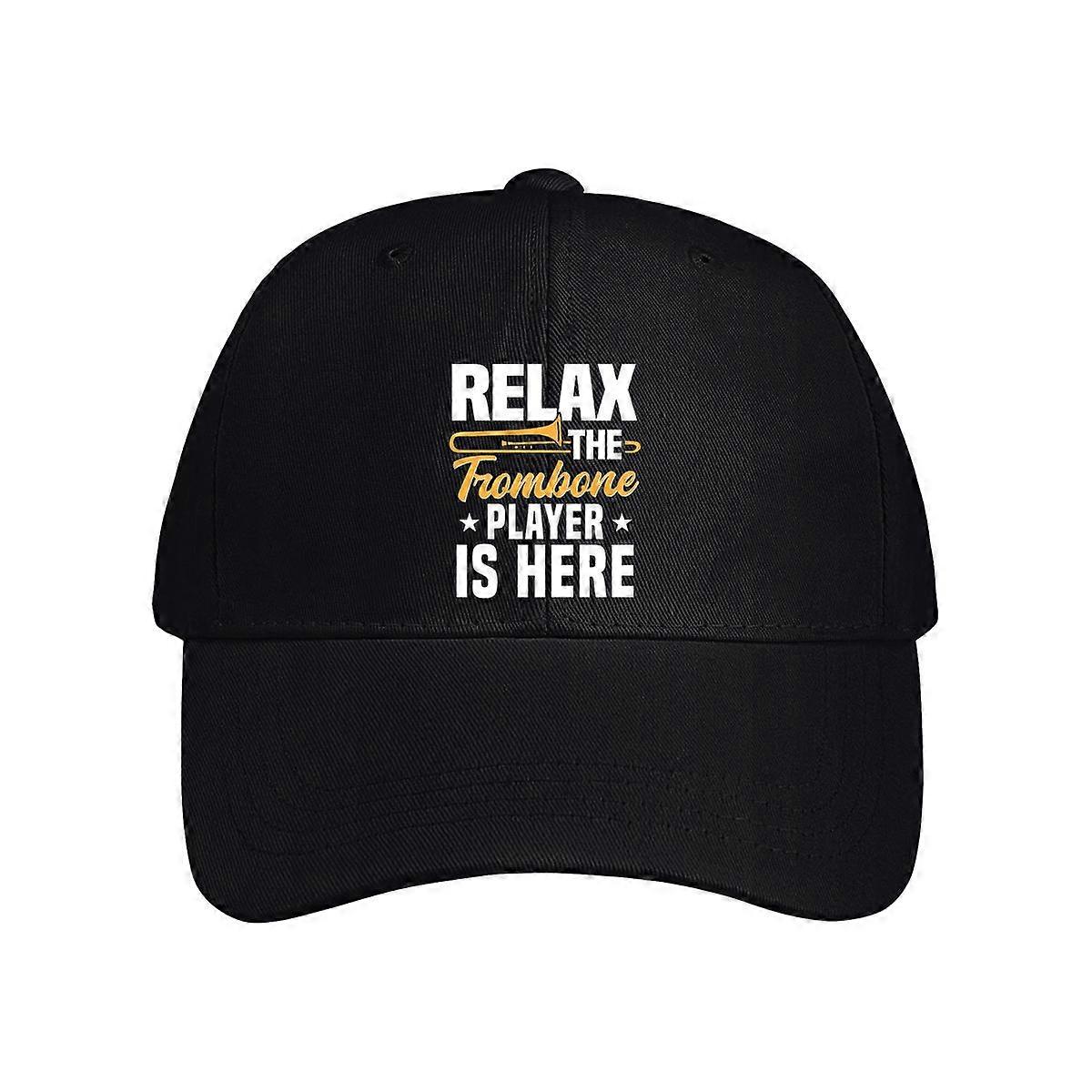 Relax The Trombone Player Is Here Baseball Cap