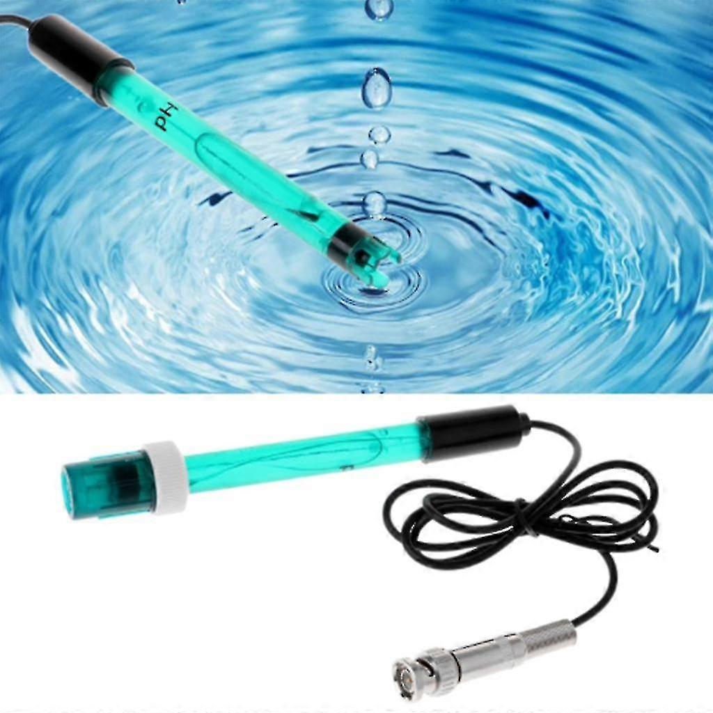 Ph Electrode 0-14ph Probe With Bnc Connector Long Cable For General Water Test