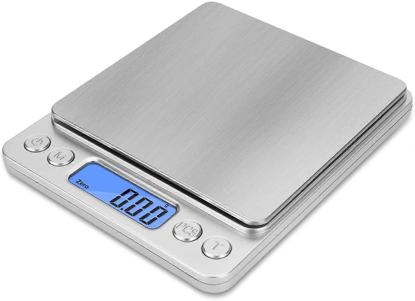 Gram Scale Digital Kitchen Scale Mini Pocket Size with LCD Display Platform for Cooking Baking
