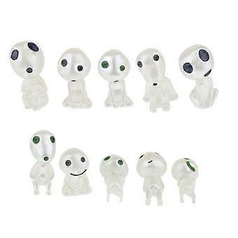 brandneuer Ghibli Kodama Baum Geist Prinzessin Mononoke Mini Actionfigur Leuchtend Dunkel leuchtender Elfenbaum