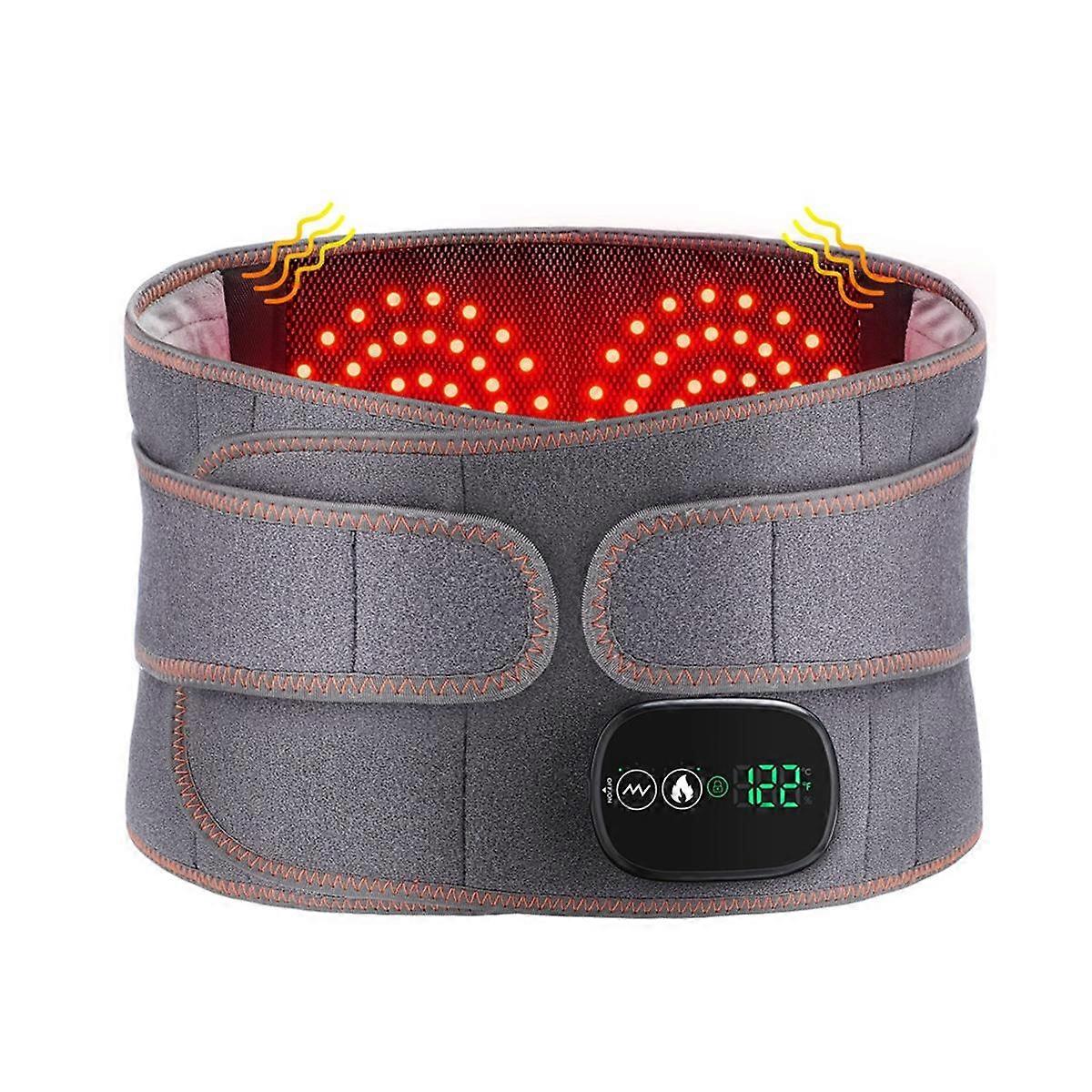 Oplaadbare Verwarming Massage Riem Warm Comprimeren Verwarming Riem Controller Rood Licht Verwarming Riem Warmer