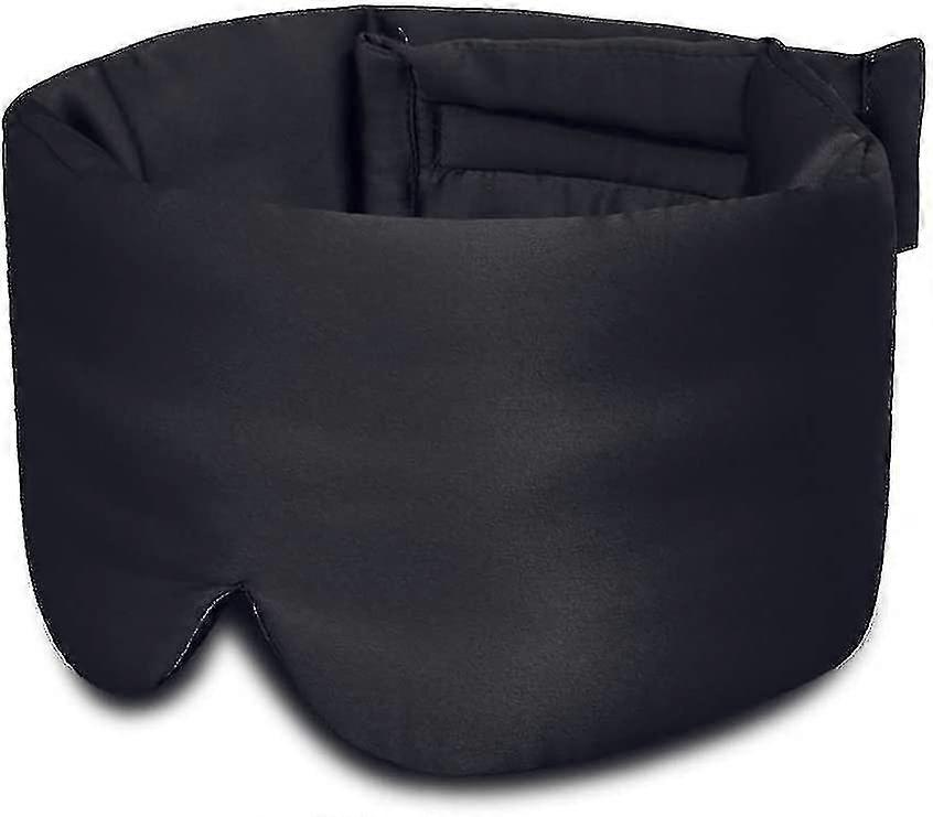 100% Mulberry Silk Sleep Mask Eye Mask With Adjustable Headband For Men Tw