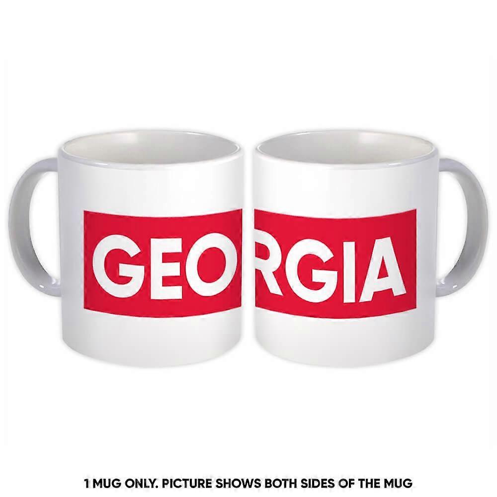 Gift Mug: Georgia Georgia Red