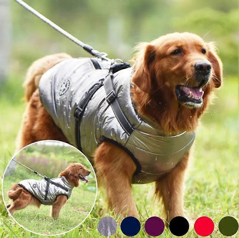 Waterproof Warm Dog Winter Jacket Harness