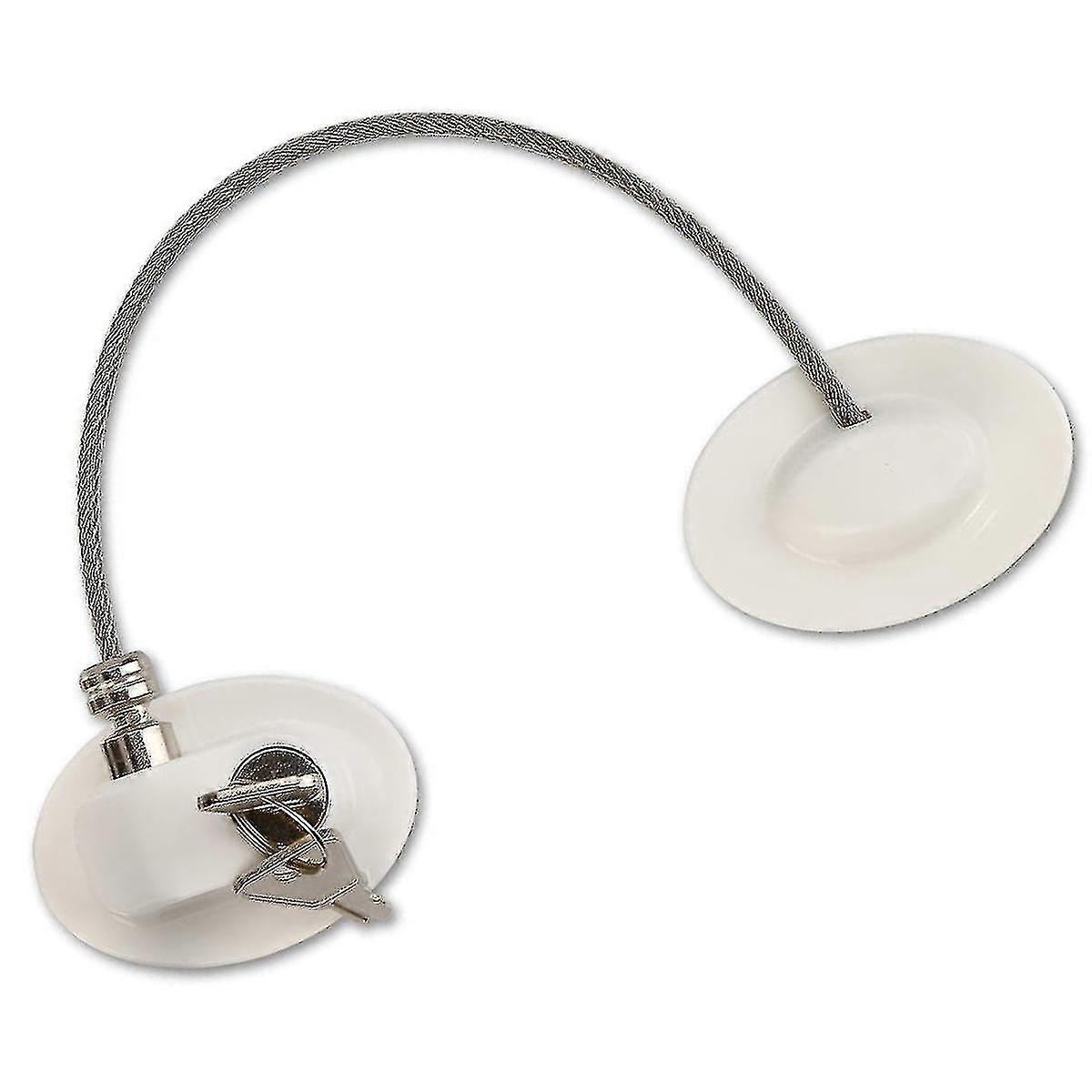 2pcs Fridge Lock Child Safety Cabinet Locks (white)