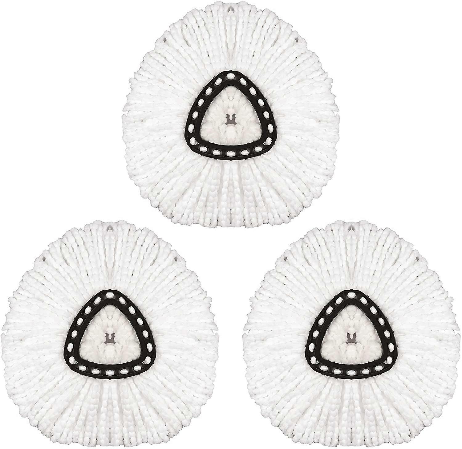 3 Pack Mop Head Replacement Spin Mop Head Microfiber Refill Head 360 Easy Cleaning Mop Head Replacement