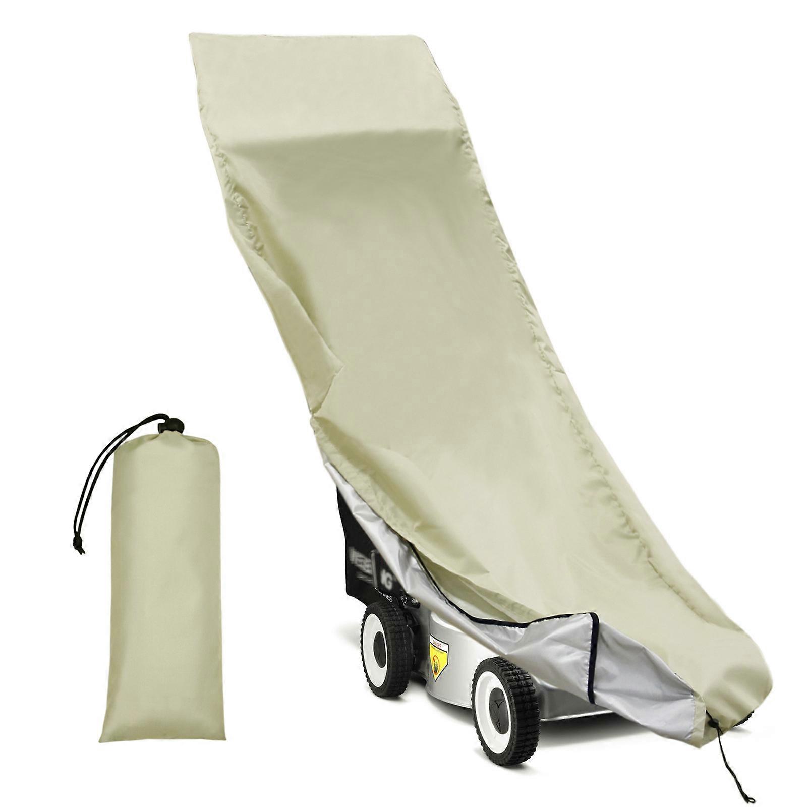 Lawn Mower Cover Waterproof Heavy Duty Material Elasticated Hem