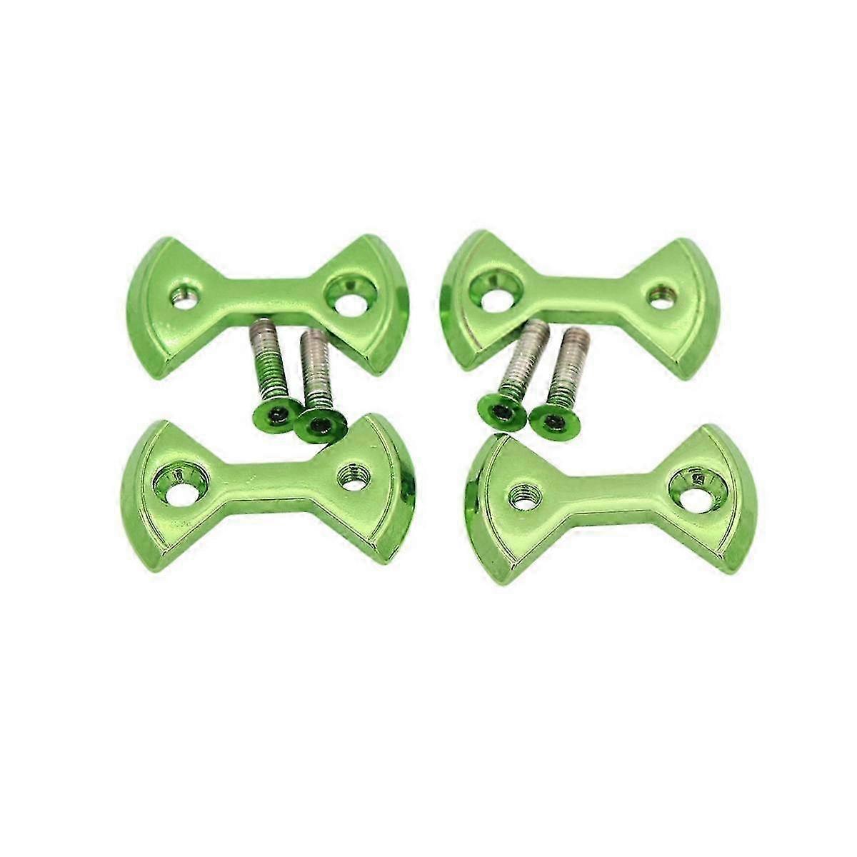 1 jeu de pédales de vélo en titane, plaque de pédale de vélo en forme de nœud papillon pour vis d'action Zero Light Bo