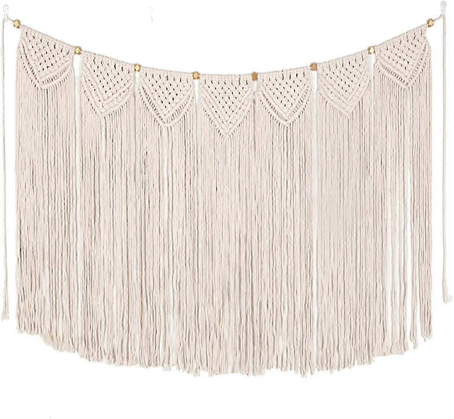 Large macrame wall are woven wall carpet, 69*95 cm, handmade