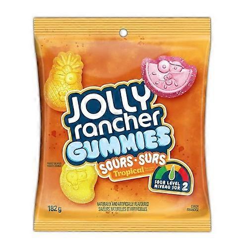 Jolly Rancher Tropical Flavoured Sour Gummies, 182 Grams (Case Of 10)