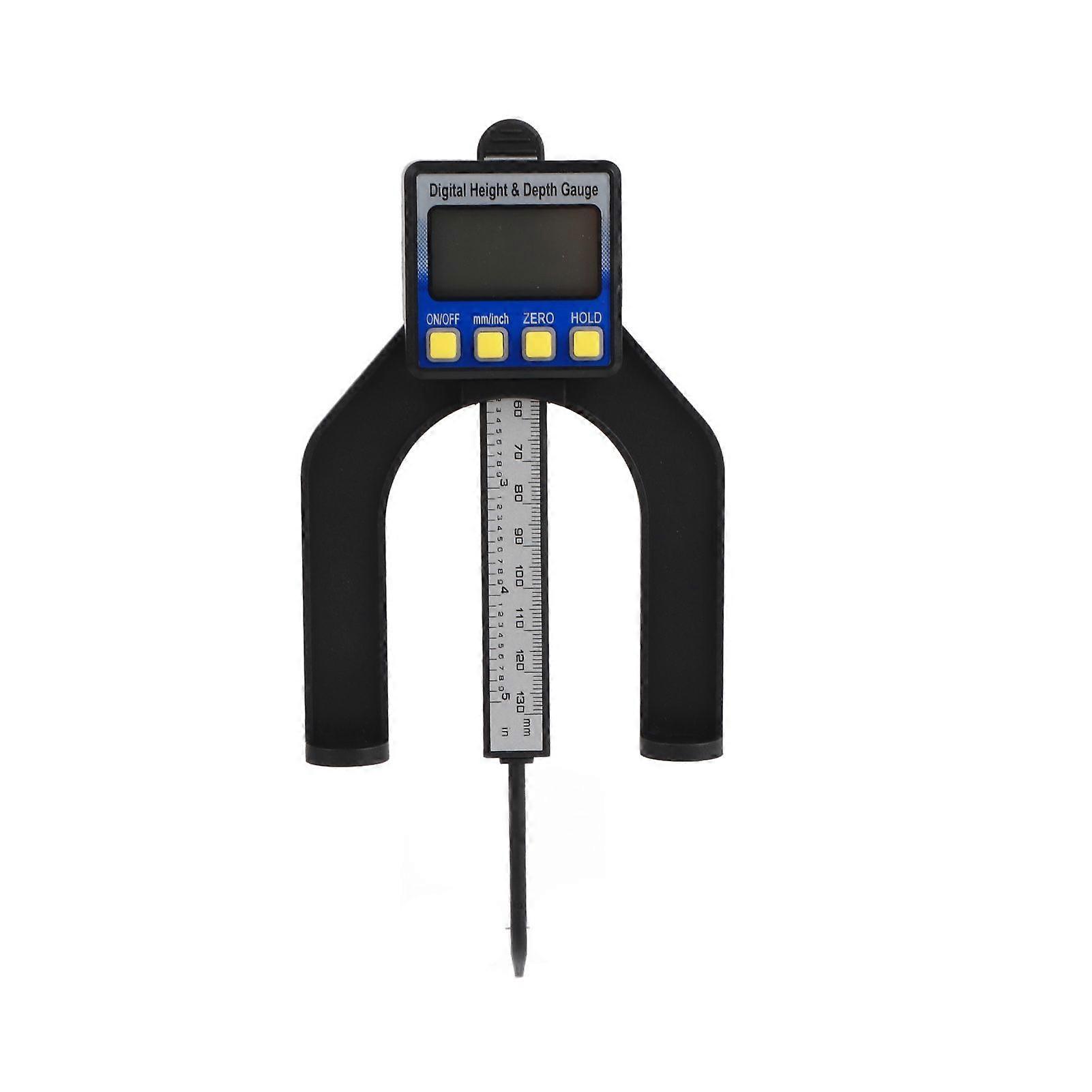 High Slide Caliper Vernier Ruler LCD Digital Display Height And Depth Gauge with Magnets