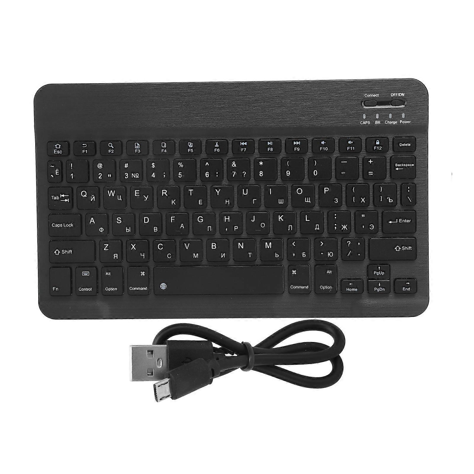 Wireless Keyboard, Portable, Russian & English, Compatible with iOS and Android