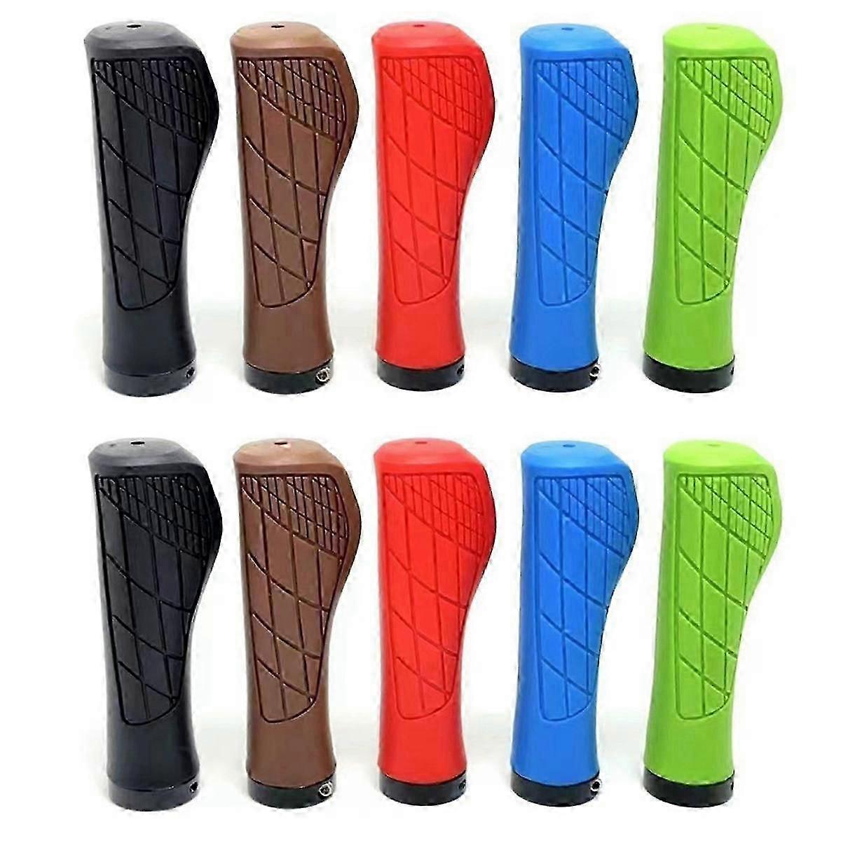 自転車グリップマウンテンバイクグリップカラフル滑り止め自転車グリップ