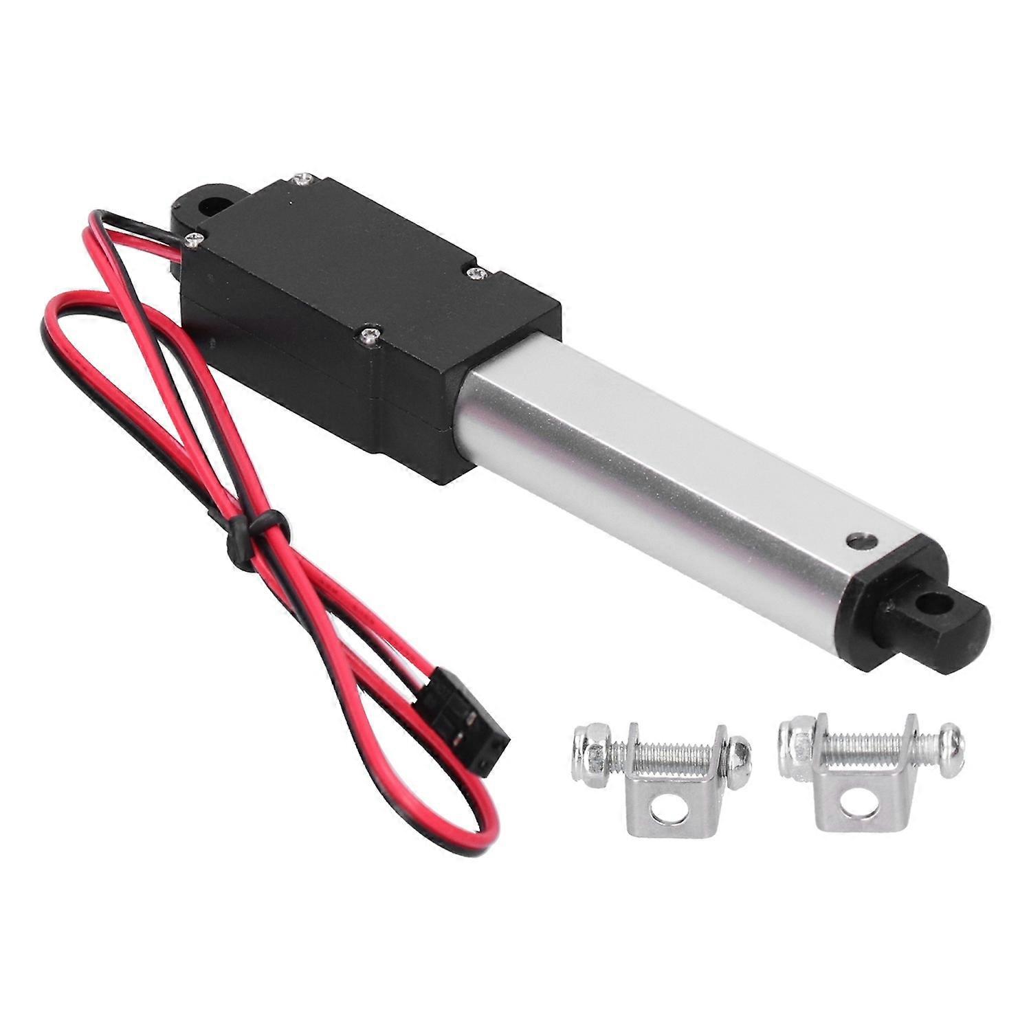 Mini Elektrisk Linjär Ställdon Vattentät Micro Small Motion DC12V 50mm Stroke för Robot DIYForce 90N