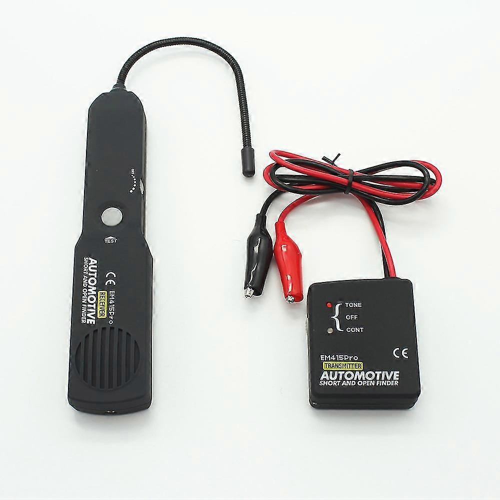 Repair Diagnostic Tool Cable Circuit Wire Tracker ShortFinder Tester Checker Device(1set, Black)