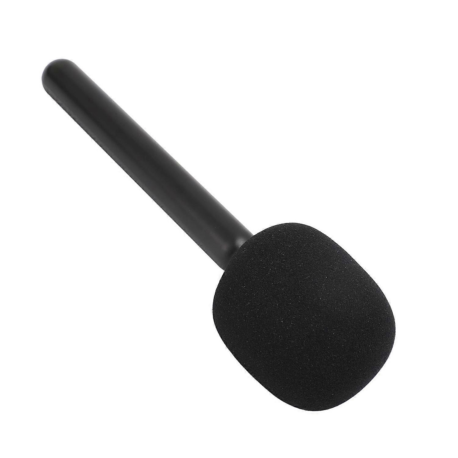 Wireless Mic Handheld Adapter with Windshield Foam Lightweight Interview Microphone Handle for Rode 