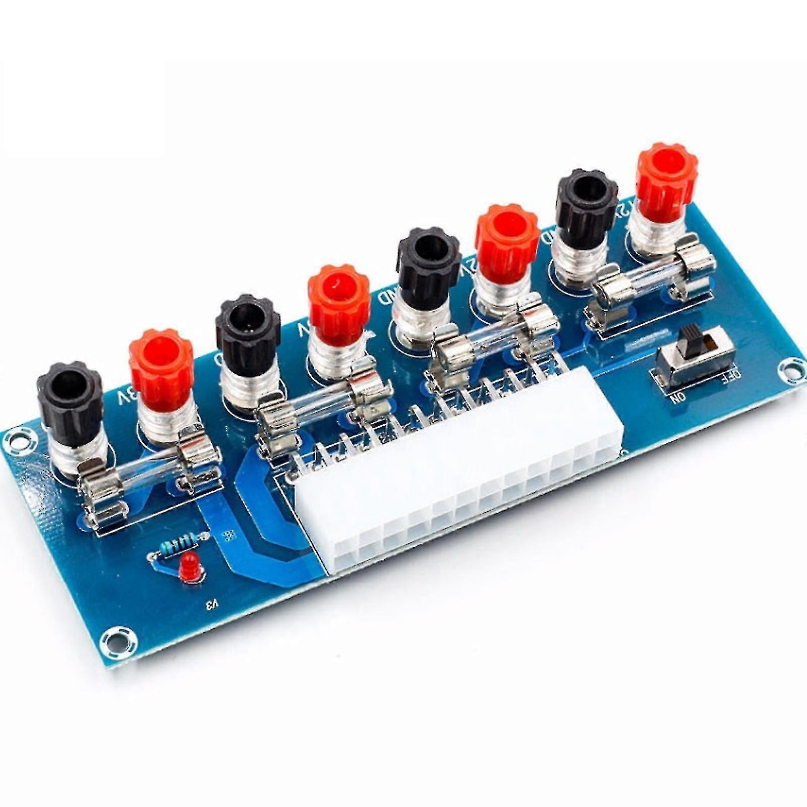 Benchtop Power Board 24 Pins XH-M229 Computer ATX Power Supply Breakout Adapter, Power Supply Breakout Adapter for Computers