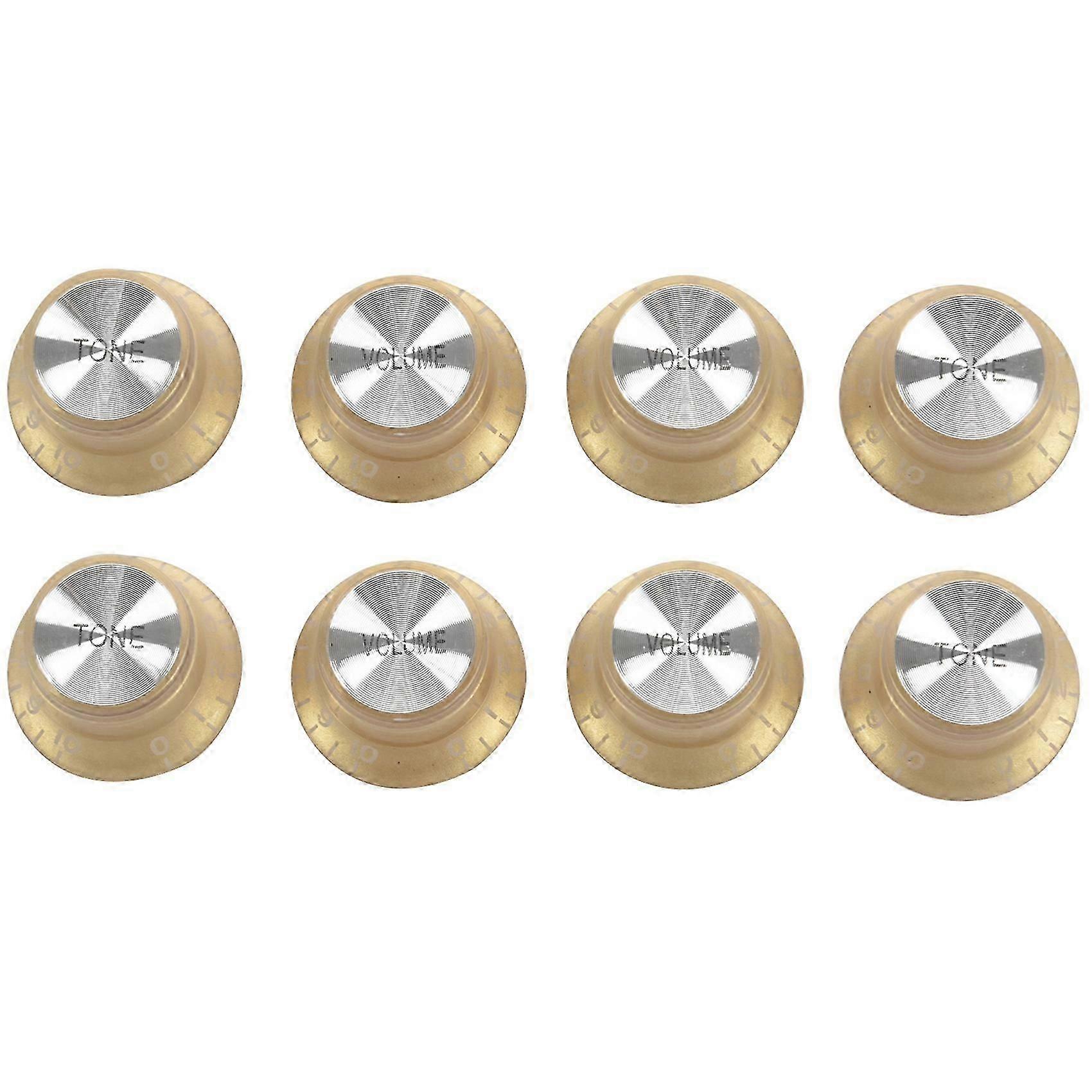 8X Set Gold Top Hat Knob suitable for suitable for Gold Foil Button