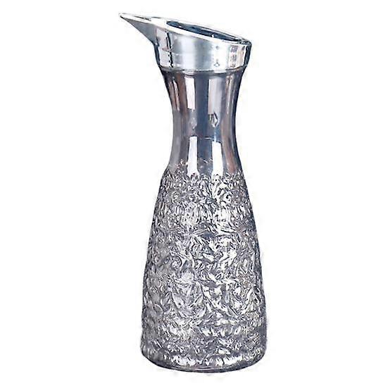 Helpful Smooth Surface Ergonomics Transparent High Temperature Resistant Pot Hotel Jug for Restaurant Juice Bottle