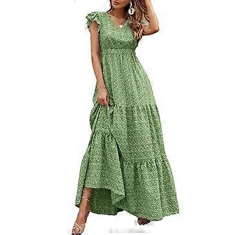 casual burgundy dresses Dress Casual Maxi By Matilda Jane In Green & Purple, Size: L main image 1