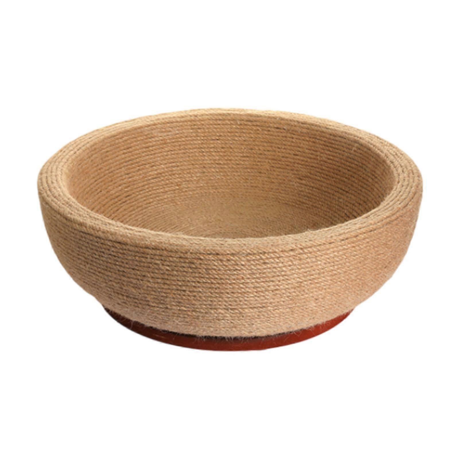 Sisal Cat Scratcher with Solid Wood Base Wear Resistant Scratch Couch