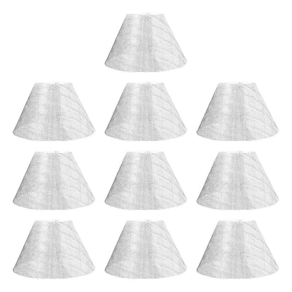 Round Range Hood Filter Net Kitchen Ventilator Cooking Durable 10 Pieces Durable Lampblack Parts Smoke Machine Filter