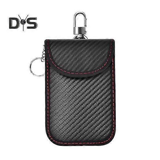 Faraday Bag Car Key Storage Organizer Wear Resistant Signal-Blocking Anti-theft Portable Car Key Case Faraday Pouch