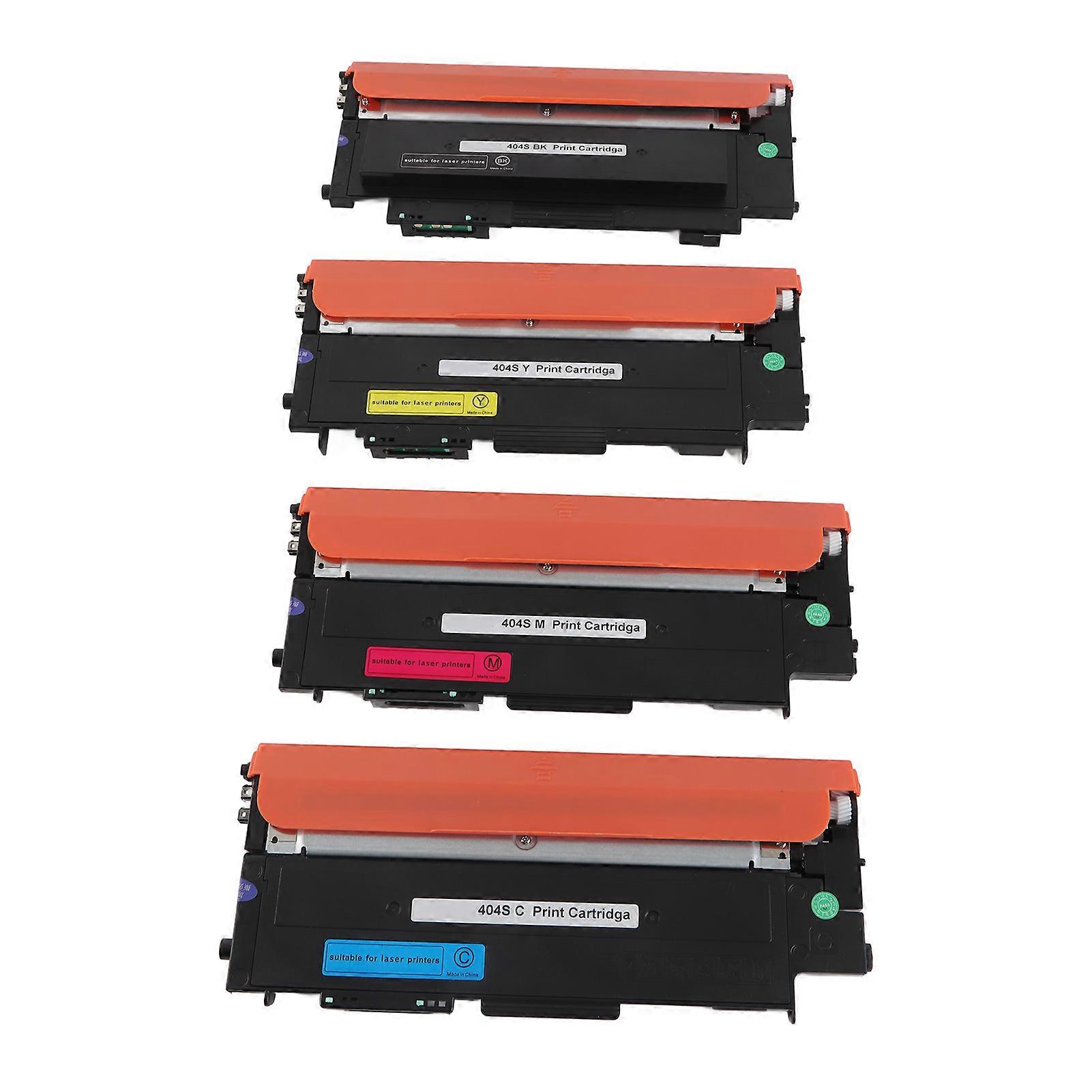 Toner Cartridge, 4 Pcs Set Toner Cartridge CLT K404S CLT C404S CLT Y404S CLT M404S Black Cyan Magenta Yellow Toner Cartridge for Samsung