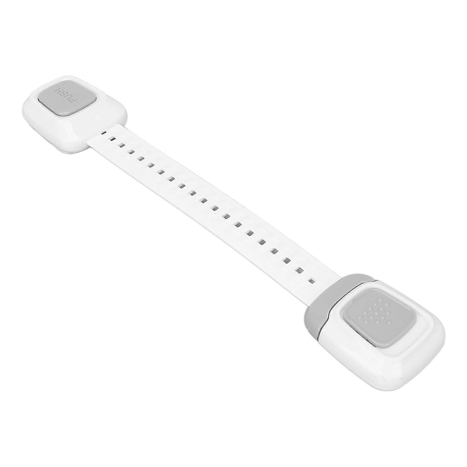 Child Safety Strap Lock Double Button Adjustable Multifunction Hand Protection for Refrigerator Washing Machine