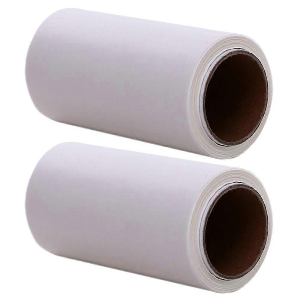 2 Rolls Non-stick Cake Pan Liners Oil-proof Cake Pan Side Liners (White)