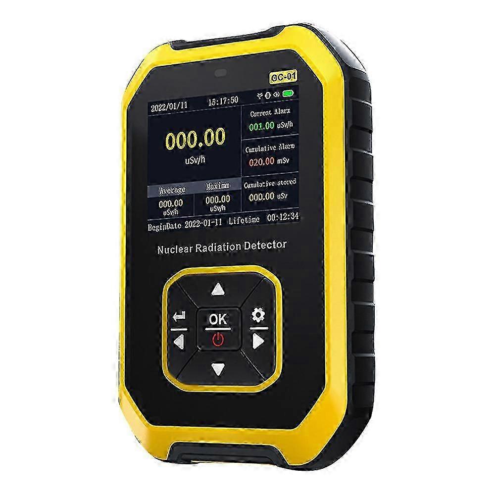 Counter Nuclear Radiation Detector - Radiation Dosimeter With Lcd Display, Portable Handheld Beta Gamma X-ray Rechargeable Radiation Monitor Meter