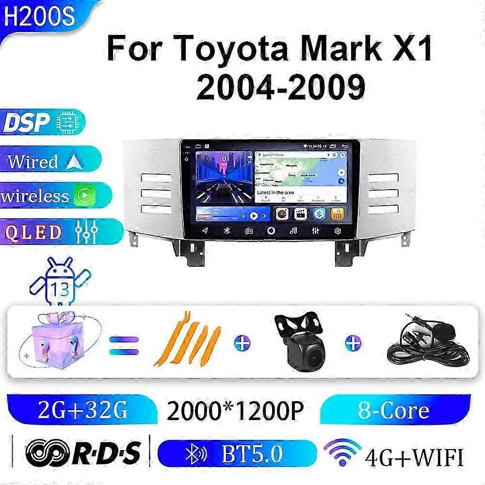 Applicable to Toyota Ruizhi Auto 04-09 in car Android large screen navigator GPS navigation all-in-one machine-2K