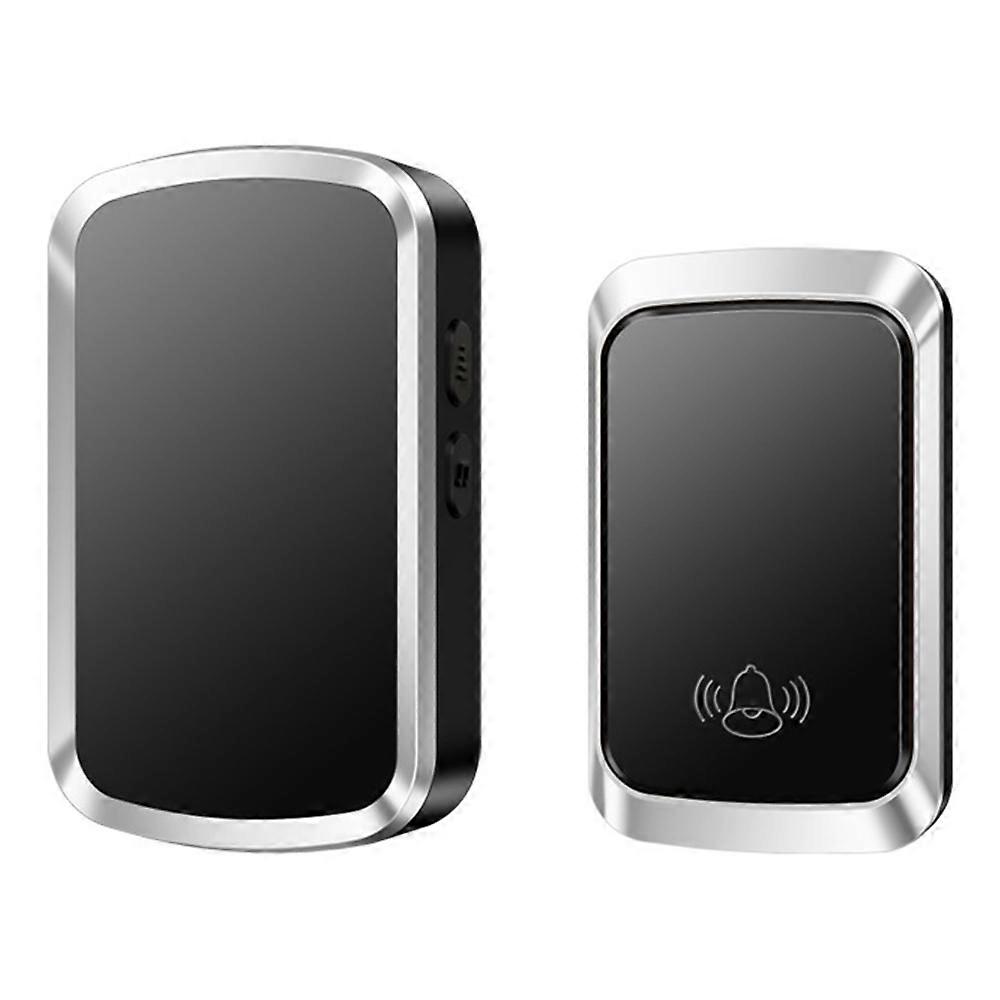 CACAZI FA29PRO 5 Volume Levels Wireless Doorbell Mini Chime Door Bell Kit with 1 Transmitter+1