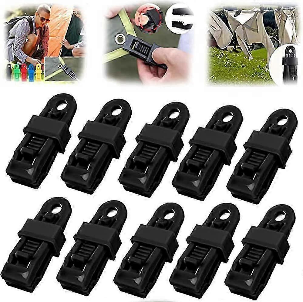 high quality10Pcs Adjustable Heavy Duty Latch Handle for Tarp and Shade Cloth, Plastic Clips for Shade Cloth, Reusable Tarp Clips