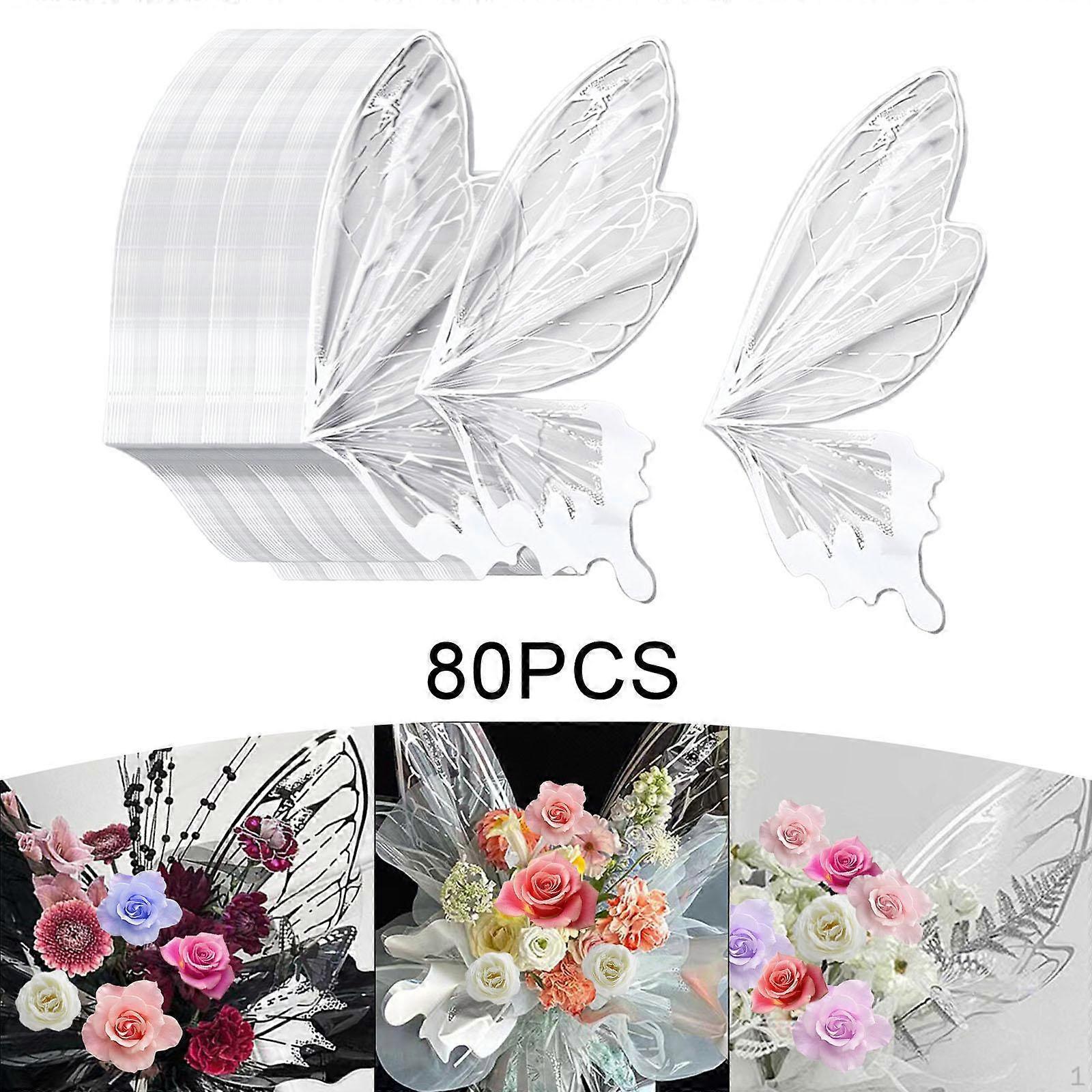 Butterfly Wing Floral Wrapping Papers for Celebrations