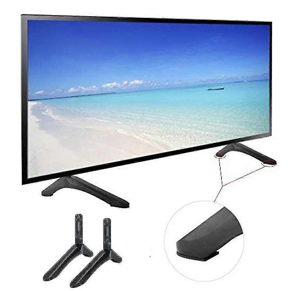 Universal Tv Stand Base Suporte de televisão preto para 32-65 polegadas Tv Table Holder-hy