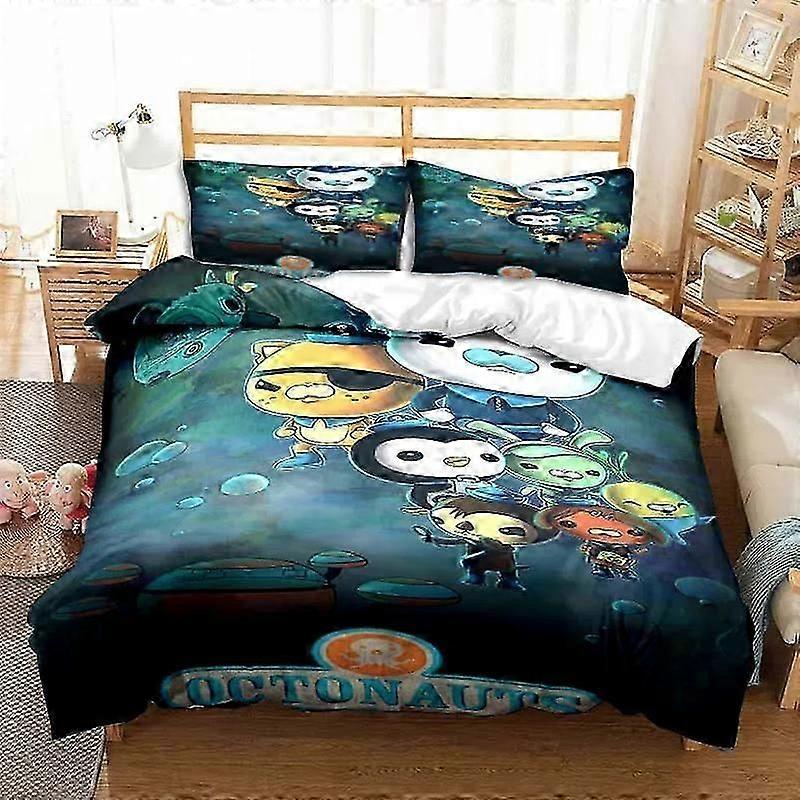 m133 Bed Sheets Cartoon Octonauts Bedding Set,Duvet Cover