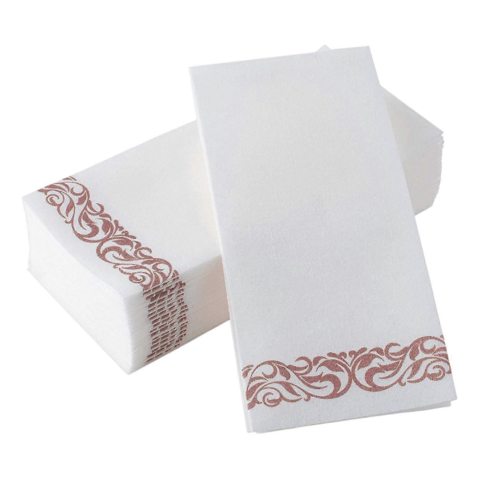 Disposable Hand Towels, Soft Vintage Table Paper, for Guest 40x30cm Home ,