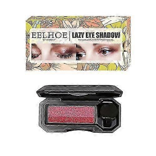 Two-Tone Makeup Eyeshadow Waterproof Durable Eyeshadow Coloured Graduation Lazy Eyeshadow Stamp for Beginners