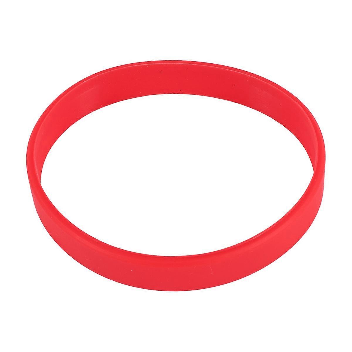 Silicone Rubber Wristband Bangle Red