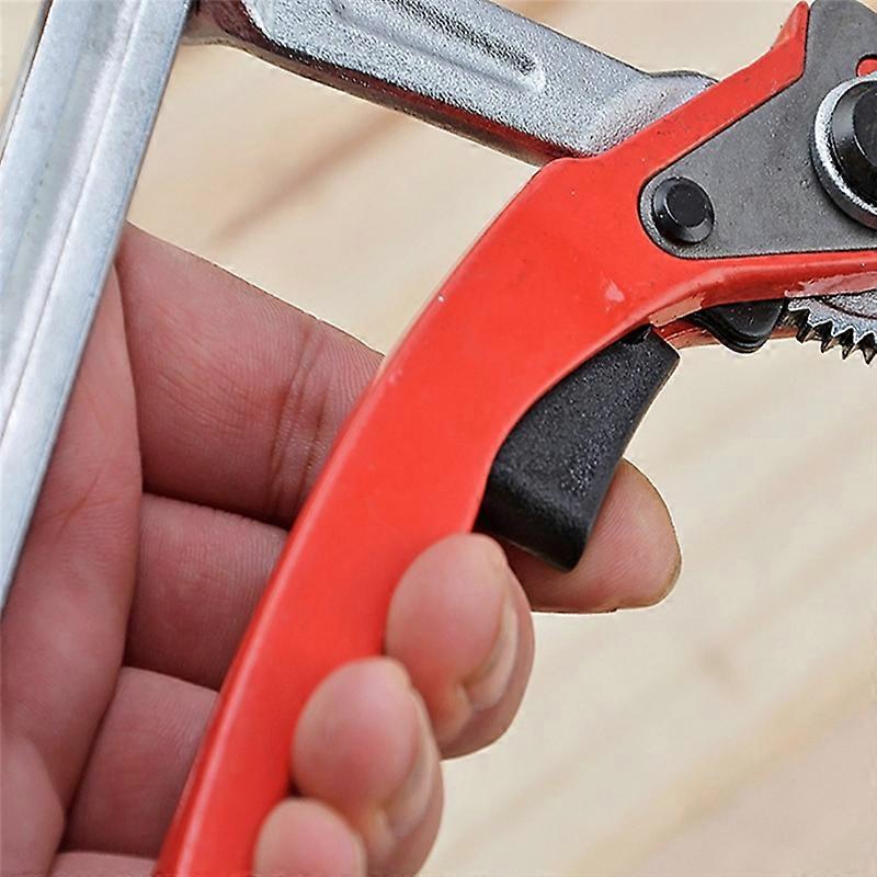Ratchet Table Clamp Quick Release Bar Clamp Steel Clamping F Track Clip for Hole Table and Guide Rai