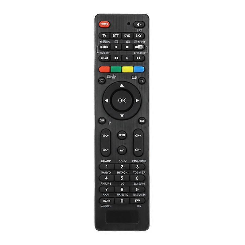 4 in 1 Universal Remote Control for TV DTT DVD One-Key Search Automatic Matching