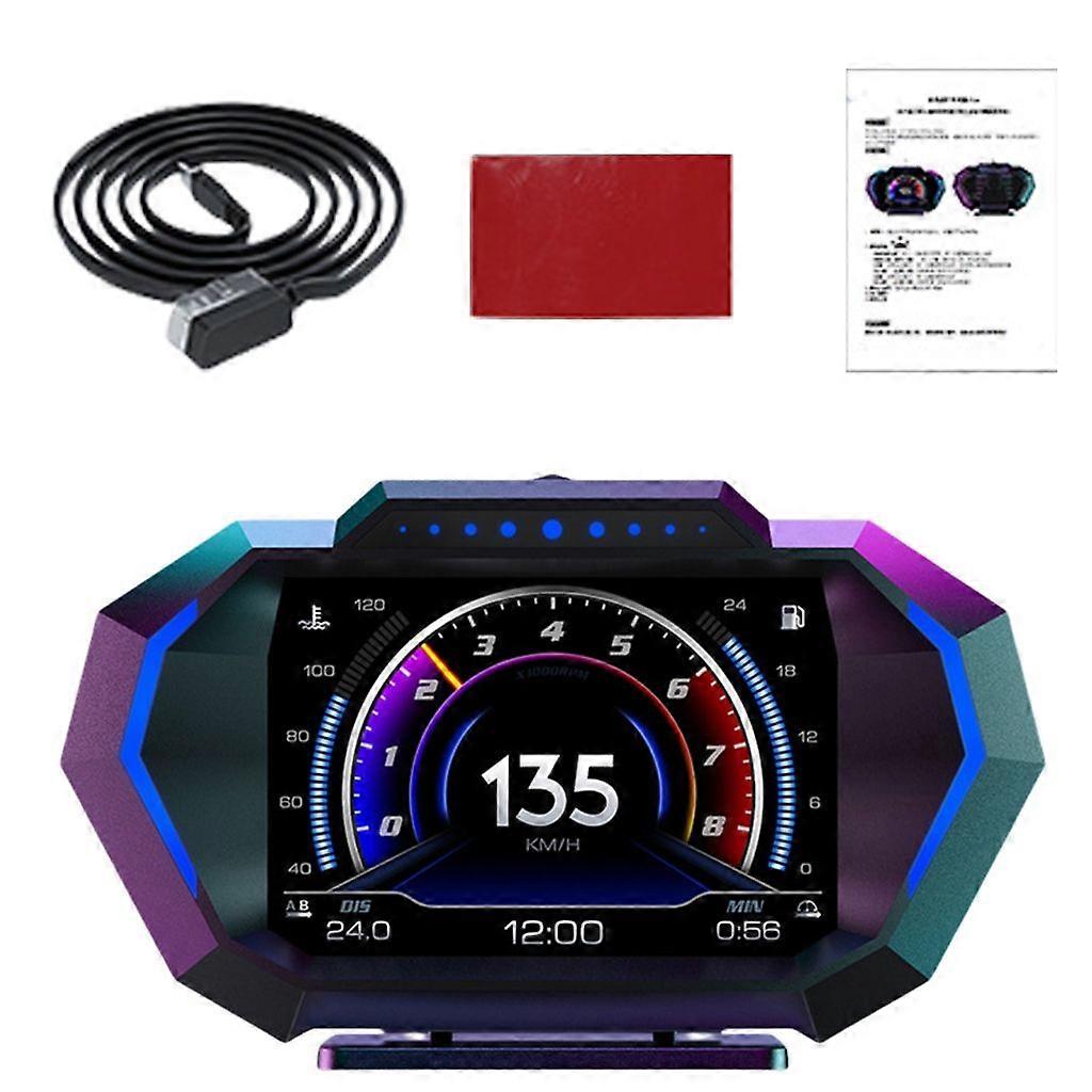 Car Speed And Slope Display Car Speed & Incline Monitor for Daily Commuting