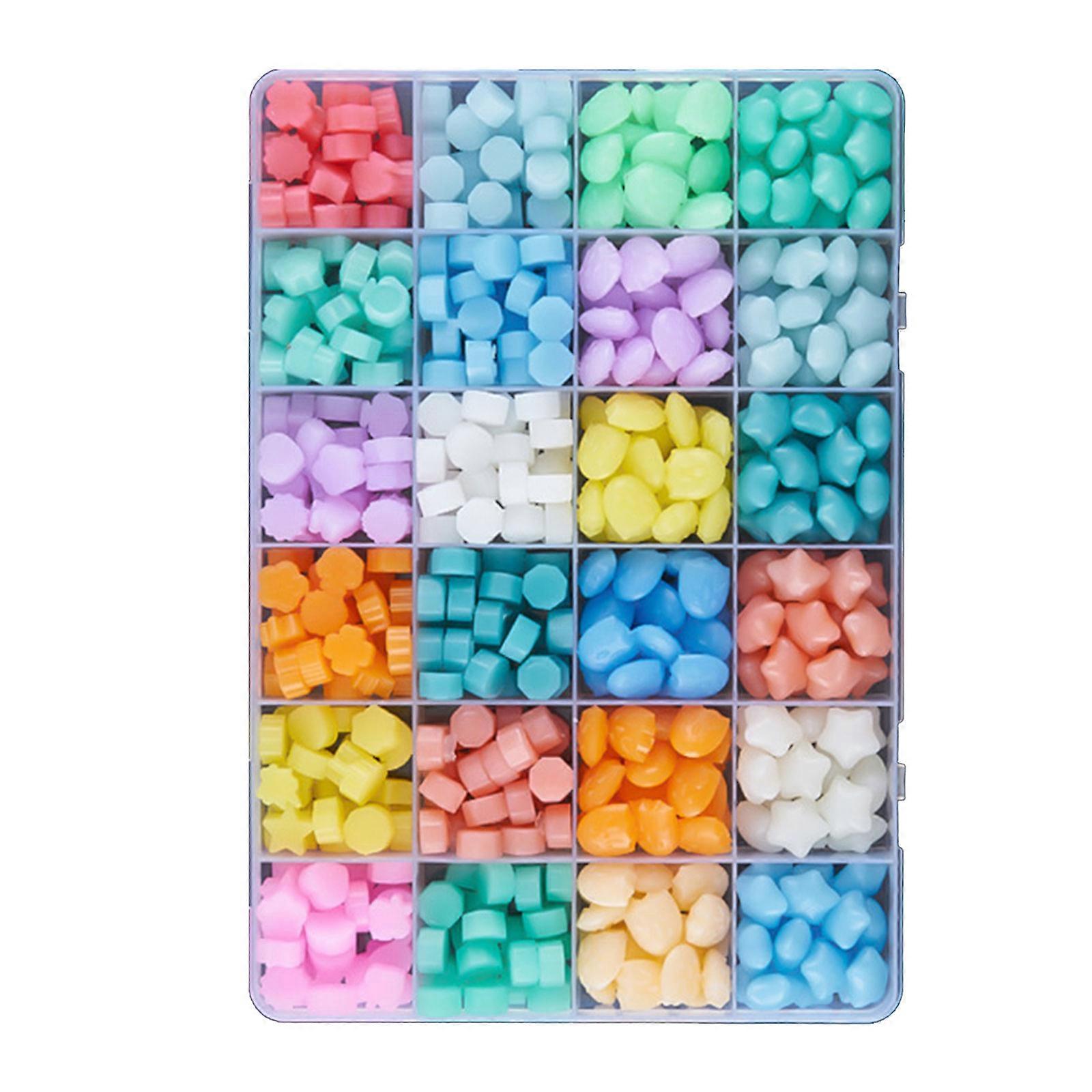Sealing Wax Beads with Storage Case for Seal Stamp Wax Seal Beads for Letter Envelope Party Invitation Embellishments