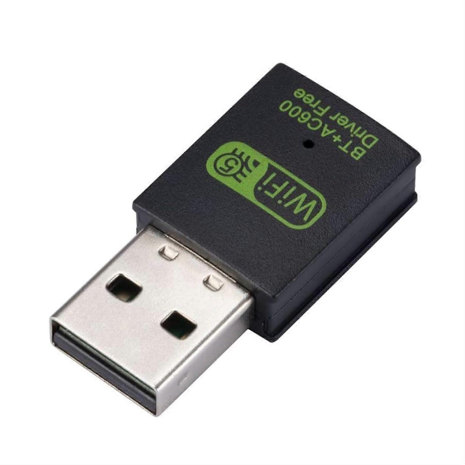 Antenna WiFi Receiver 5G Dongle Dual Band Wireless 600Mbps USB 2.0 Network Card