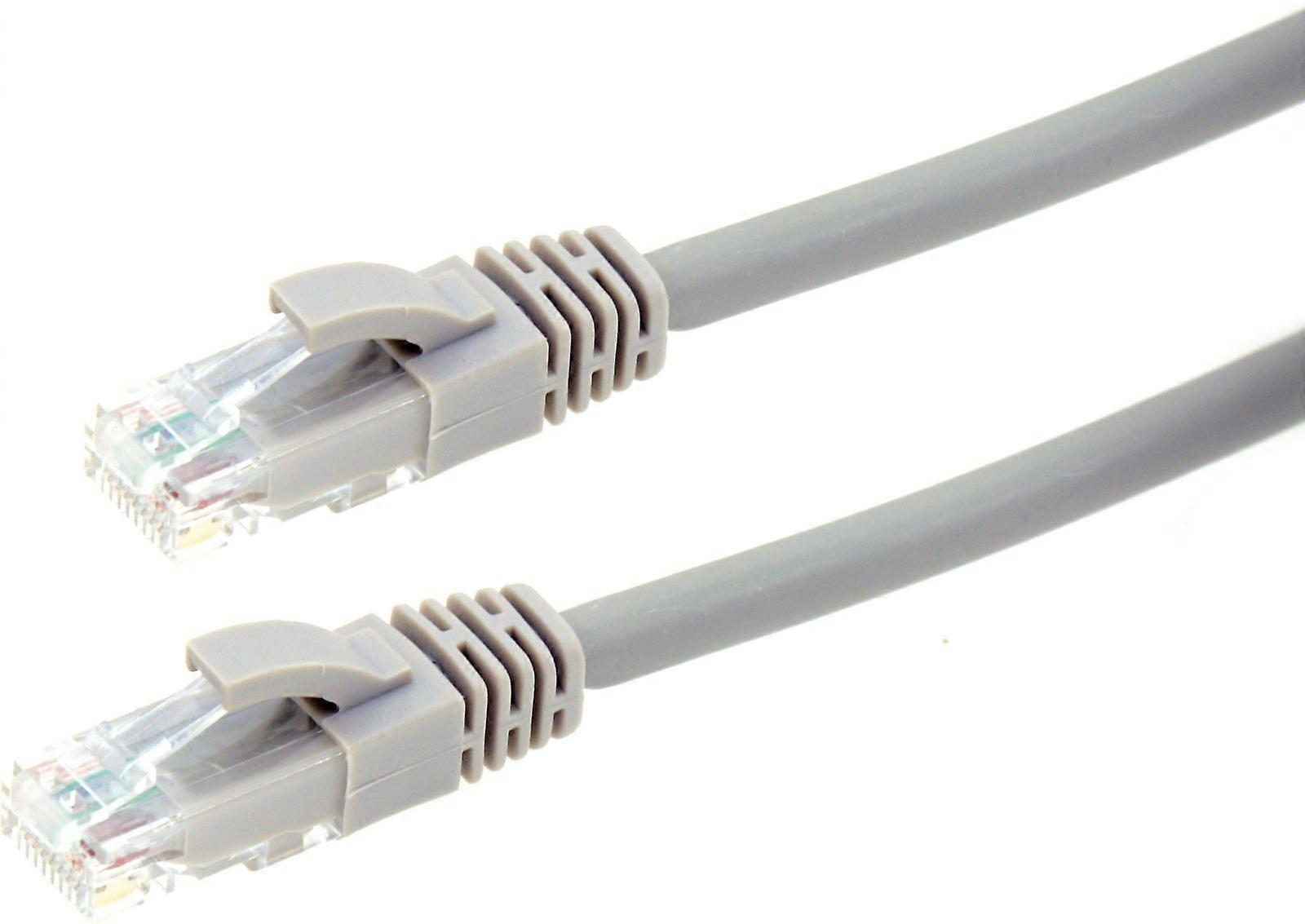 IC-1612-070 Cat-6 Patch Cord, 1ft Grey Ethernet Cable, High-Speed Network Connection, Compatible with RJ45 Devices