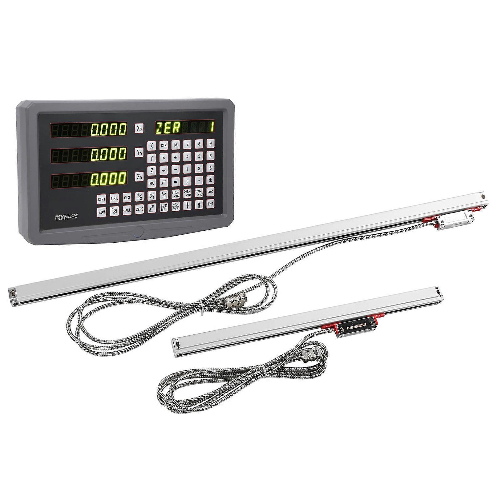 Optical Linear Encoder Accuracy Digital Meter with 3 Rulers 470+470+920 AC100-240V SDS63V H